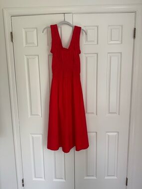 Proenza Schouler Red Midi Dress